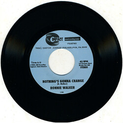 Ronnie Walker Nothing's Gonna Change / Now There Is You USED VINYL 7INCH 45 RPM SINGLE
