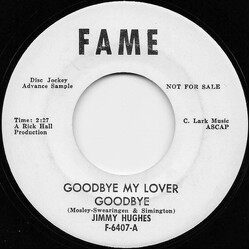 Jimmy Hughes Goodbye My Lover Goodbye USED VINYL 7INCH 45 RPM SINGLE PROMO
