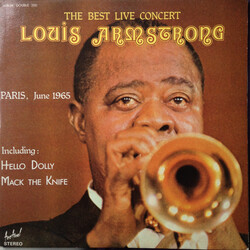 Louis Armstrong The Best Live Concert Vinyl 2 LP USED