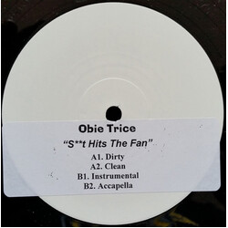 Obie Trice S**t Hits The Fan USED VINYL 12INCH 33 S RPM WHITE LABEL
