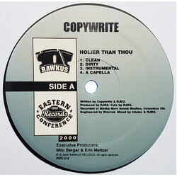Copywrite Holier Than Thou USED VINYL 12INCH 33 S RPM SINGLE PROMO