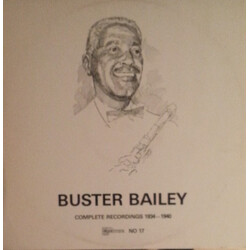 Buster Bailey Complete Recordings 1934-1940 Vinyl LP USED