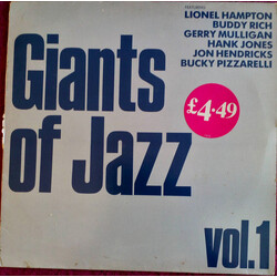 Lionel Hampton / Buddy Rich / Gerry Mulligan / Hank Jones / Jon Hendricks / Bucky Pizzarelli Giants Of Jazz Vinyl LP USED