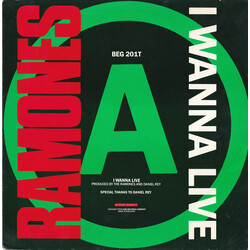 Ramones I Wanna Live USED VINYL 12INCH 45 RPM STEREO