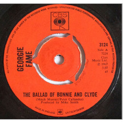 Georgie Fame The Ballad Of Bonnie And Clyde USED VINYL 7INCH 45 RPM SINGLE