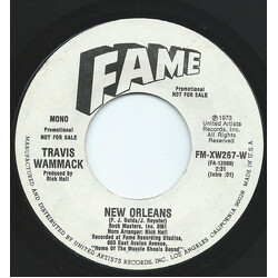 Travis Wammack New Orleans USED VINYL 7INCH 45 RPM PROMO STEREO MONO