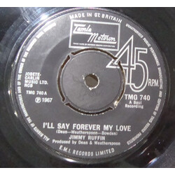 Jimmy Ruffin I'll Say Forever My Love Vinyl 7" USED