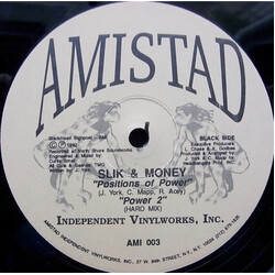 Slik & Money Positions Of Power / We In There USED VINYL 12INCH