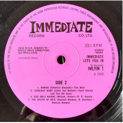 Various Immediate Lets You In Vinyl LP USED