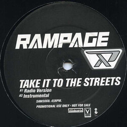 Rampage (2) / Billy Lawrence Take It To The Streets USED VINYL 12INCH PROMO