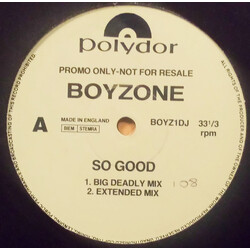 Boyzone So Good USED VINYL 12INCH 33 S RPM MAXI-SINGLE PROMO STEREO