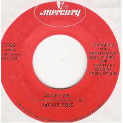 Jackie Ross Glory Be USED VINYL 7INCH 45 RPM SINGLE