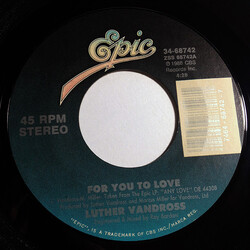 Luther Vandross For You To Love VINYL 7" USED
