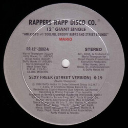 Mario (4) Sexy Freek USED VINYL 12INCH 33 S RPM SINGLE STEREO