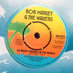 Bob Marley & The Wailers So Much Trouble In The World USED VINYL 7INCH 45 RPM SINGLE