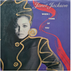 Janet Jackson When I Think Of You USED VINYL 7INCH 45 RPM SINGLE STYRENE STEREO