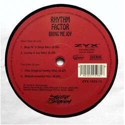 Rhythm Factor Bring Me Joy Vinyl 12" USED
