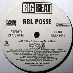 RBL Posse More Game / An Eye For An Eye USED VINYL 12INCH PROMO