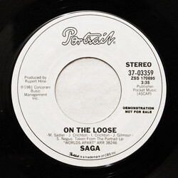 Saga (3) On The Loose USED VINYL 7INCH PROMO