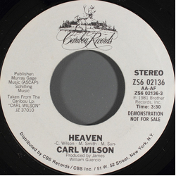 Carl Wilson Heaven Vinyl 7" USED