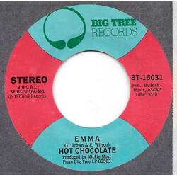 Hot Chocolate Emma USED VINYL 7INCH 45 RPM SINGLE REPRESS
