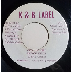 Prince Killa Give Me Jah USED VINYL 7INCH 45 RPM