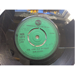 Don Gibson The Same Old Trouble USED VINYL 7INCH SINGLE PROMO
