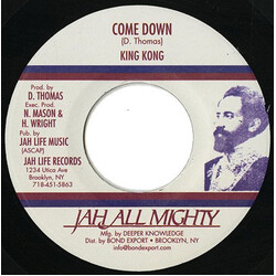 King Kong Come Down USED VINYL 7INCH 45 RPM
