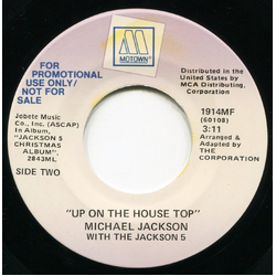 Michael Jackson / The Jackson 5 Up On The House Top Vinyl 7" USED