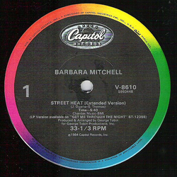 Barbara Mitchell Street Heat (Extended Version) Vinyl 12" USED