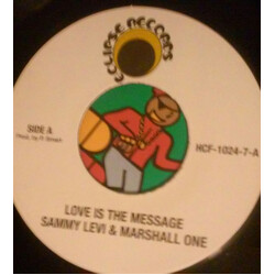 Sammy Levi / Marshall One Love Is The Message USED VINYL 7INCH REISSUE