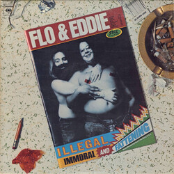 Flo & Eddie Illegal, Immoral And Fattening Vinyl LP USED