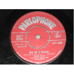 Adam Faith Mix Me A Person USED VINYL 7INCH 45 RPM SINGLE