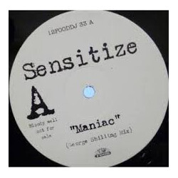 Sensitize (2) Maniac Vinyl 12" USED