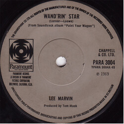Lee Marvin / Clint Eastwood (2) Wand'rin' Star / I Talk To The Trees VINYL 7" USED