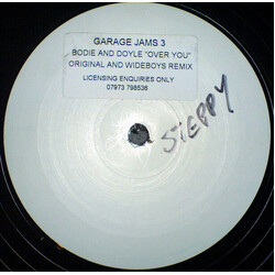 Bodie & Doyle Over You USED VINYL 12INCH WHITE LABEL