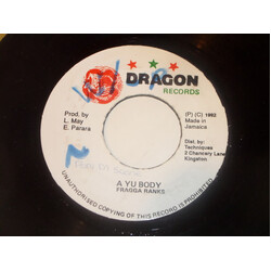 Fragga Ranks A Yu Body USED VINYL 7INCH 45 RPM