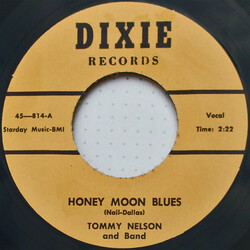 Tommy Nelson And Band Honey Moon Blues USED VINYL 7INCH SINGLE REISSUE