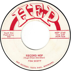 Tom Scott (8) Record Hop / Meaning Of The Blues USED VINYL 7INCH 45 RPM SINGLE