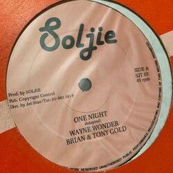 Wayne Wonder / Brian & Tony Gold One Night USED VINYL 12INCH