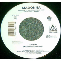 Madonna Frozen / Take A Bow USED VINYL 7INCH SINGLE