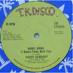 Daddy Dewdrop Nanu, Nanu (I Wanna Funky Wich You) / The Real Thing USED VINYL 12INCH 45 RPM