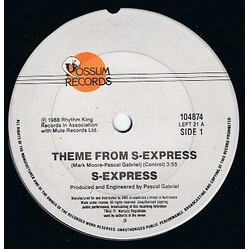 S'Express Theme From S-Express USED VINYL 7INCH