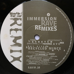 Lawrie Immersion Rave - Remixes Vinyl 12" USED