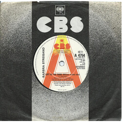 Barbra Streisand Left In The Dark (Without Spoken Intro) USED VINYL 7INCH 45 RPM SINGLE PROMO