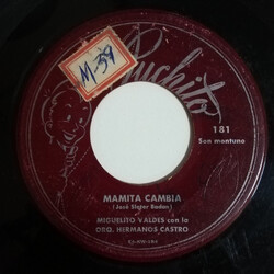 Miguelito Valdes / Orquesta Hermanos Castro Mamita Cambia USED VINYL 7INCH 45 RPM SINGLE