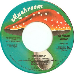 Doucette Nobody USED VINYL 7INCH 45 RPM PROMO STEREO MONO