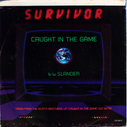 Survivor Caught In The Game Vinyl 7" USED