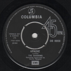 The Shadows Apache USED VINYL 7INCH 45 RPM MAXI-SINGLE