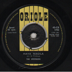 The Spotnicks Hava Nagila USED VINYL 7INCH 45 RPM SINGLE
